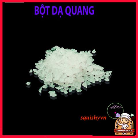 Bột Dạ Quang 10g - Cát Phát Sáng Huỳnh Quang Cho Nghệ Thuật, Trang Trí, Vẽ Mặt, Không Độc Hại, An Toàn Cho Môi Trường