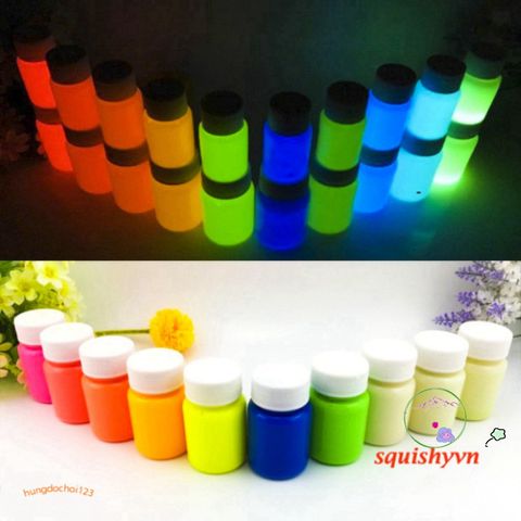 Bột Dạ Quang Phát Sáng Siêu Sáng 20g - Chất Liệu DIY An Toàn, Đa Dạng Màu Sắc, Phù Hợp Trang Trí Halloween, Tạo Kiểu Nghệ Thuật Sáng Tạo.