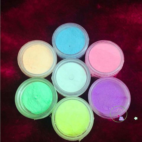 Bột Dạ Quang Hộp 5Gram - Phát Sáng Màu Xanh, Vàng, Hồng Cho Nghệ Thuật và Thủ Công - Đặc Biệt Chống Nước, Dễ Sử Dụng
