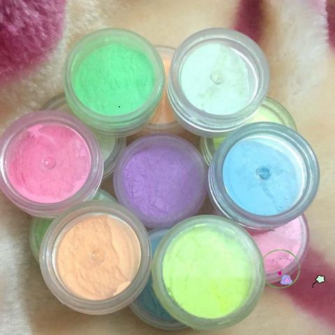 Bột Dạ Quang Hộp 5Gram - Phát Sáng Màu Xanh, Vàng, Hồng Cho Nghệ Thuật và Thủ Công - Đặc Biệt Chống Nước, Dễ Sử Dụng