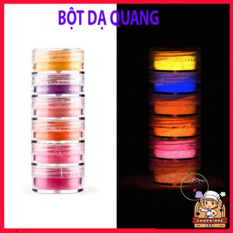 Bột Dạ Quang Nhiều Màu - Phát Sáng Cực Mạnh Dùng Trong Trang Trí và Nghệ Thuật - Lotus Craft Shop