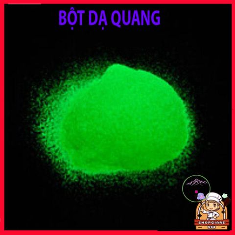 Bột Dạ Quang Phát Sáng 20g - Đa Năng Trộn Sơn Móng, Vẽ Nghệ Thuật - Phát Sáng Đêm, Dễ Dàng Sử Dụng