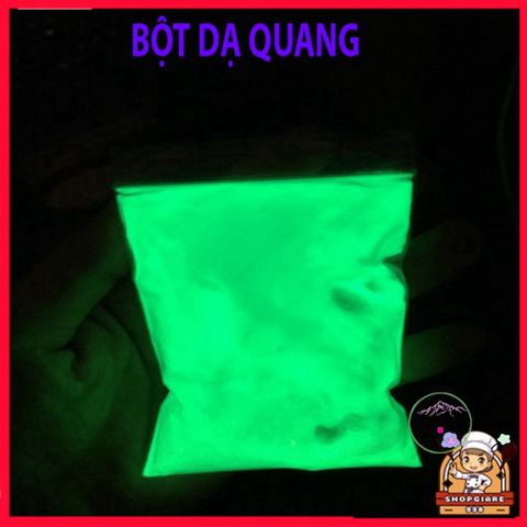 Bột Dạ Quang Phát Sáng Trong Đêm - Bột Huỳnh Quang Pha Chế Tạo Hiệu Ứng Ánh Sáng 50g & 100g Cho Nghệ Thuật DIY