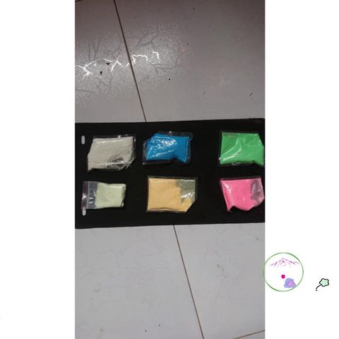 Bột Dạ Quang Nhiều Màu 40 Gram - Phát Sáng Trong Đêm, Ứng Dụng Vẽ Trang Trí Nghệ Thuật, Decor Party, Làm Lưu Niệm