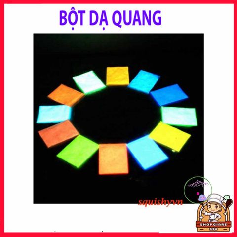 Bột Dạ Quang Mịn 10gr - Chất Tô Điểm Sa Bàn, Tiểu Cảnh, Epoxy DIY Phát Sáng Mạnh Trong Bóng Tối - Trang Trí Sáng Tạo Mới Lạ