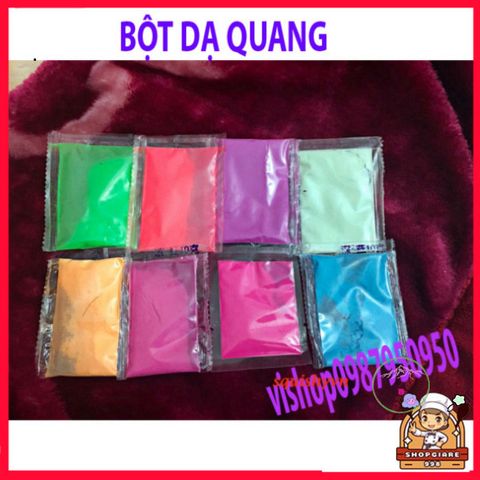 Bột Dạ Quang Mịn 10gr - Chất Tô Điểm Sa Bàn, Tiểu Cảnh, Epoxy DIY Phát Sáng Mạnh Trong Bóng Tối - Trang Trí Sáng Tạo Mới Lạ