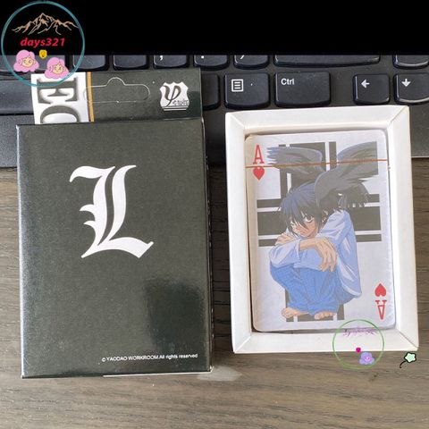 Bộ Bài Tú Lơ Khơ Death Note - 54 Lá Hình Anime Manga - Quà Tặng Thú Vị Cho Fan Hâm Mộ