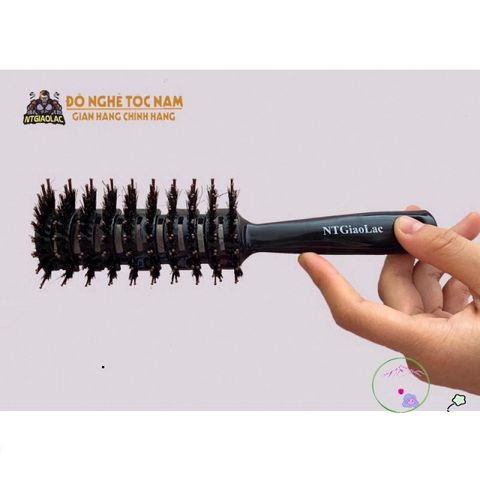 Lược Sấy Bán Nguyệt Tường Barber - Thiết Bị Làm Tóc Chuyên Nghiệp NT Giao Lac, Phụ Kiện Chăm Sóc Cá Nhân
