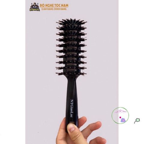 Lược Sấy Bán Nguyệt Tường Barber - Thiết Bị Làm Tóc Chuyên Nghiệp NT Giao Lac, Phụ Kiện Chăm Sóc Cá Nhân
