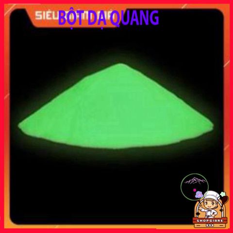 Bột Dạ Quang Hộp 5 Gram Phát Sáng Huỳnh Quang - Màu Sáng Vàng, Xanh, Hồng - Dùng Làm Sơn Minh Họa và Nghệ Thuật