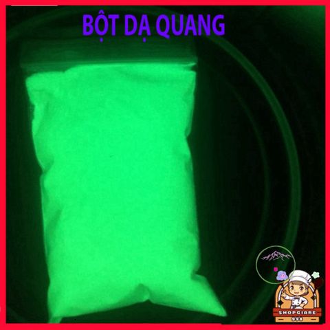 Bột Dạ Quang 50 Gram Phát Sáng Trong Đêm - Nguyên Liệu Tạo Động Nghệ Thuật, An Toàn, Dễ Dàng Sử Dụng