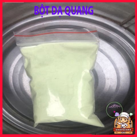 Bột Dạ Quang 50 Gram Phát Sáng Trong Đêm - Nguyên Liệu Tạo Động Nghệ Thuật, An Toàn, Dễ Dàng Sử Dụng