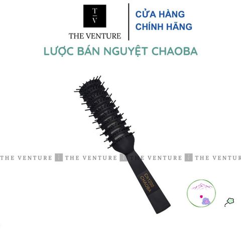 Lược Bán Nguyệt ChaoBa CH1200 - Lược Tạo Kiểu Tóc Cao Cấp, Uốn Tóc Với Thiết Kế Sang Trọng, Phồng Tóc Tuyệt Đỉnh