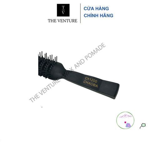 Lược Bán Nguyệt ChaoBa CH1200 - Lược Tạo Kiểu Tóc Cao Cấp, Uốn Tóc Với Thiết Kế Sang Trọng, Phồng Tóc Tuyệt Đỉnh