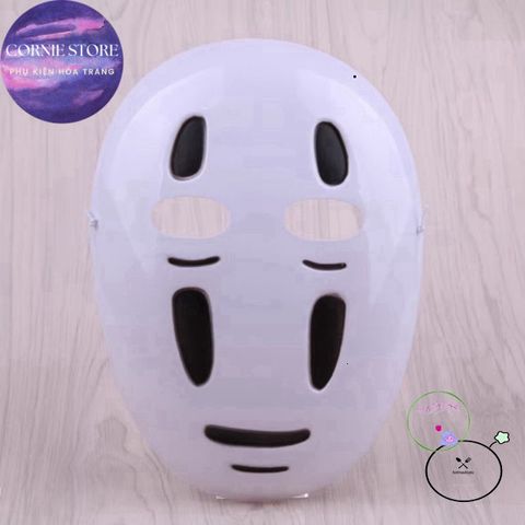 Mặt Nạ Vô Diện Cosplay Anime - Đồ Trang Trí Halloween Độc Đáo Tại Cornie.Store - Chất Liệu Nhựa, Nhiều Màu Sắc