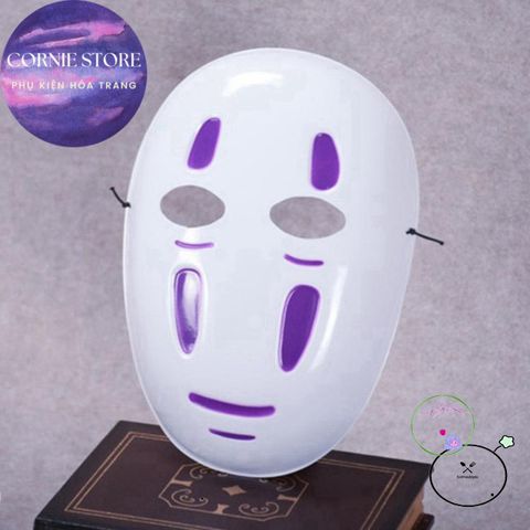 Mặt Nạ Vô Diện Cosplay Anime - Đồ Trang Trí Halloween Độc Đáo Tại Cornie.Store - Chất Liệu Nhựa, Nhiều Màu Sắc