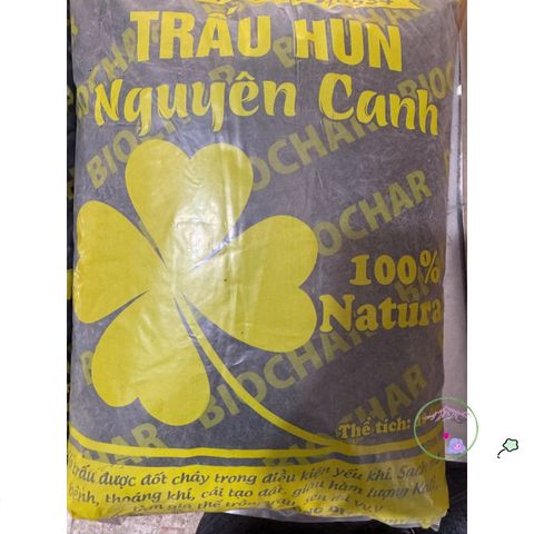 Vỏ Lạc & Trấu Hun Nguyên Cánh 10L - Giá Thể Trồng Rau Sạch & Cây Cảnh, Giữ Ẩm Tốt, Không Nấm Mốc, Dinh Dưỡng Cao
