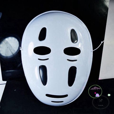 Mặt Nạ Vô Diện Halloween Cosplay - Hóa Trang Nhân Vật Bí Ẩn Từ Spirited Away - Phụ Kiện Độc Đáo Cho Halloween