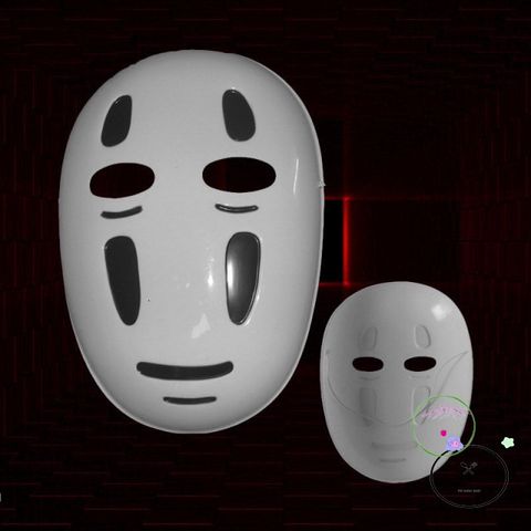 Mặt Nạ Vô Diện Halloween Cosplay - Hóa Trang Nhân Vật Bí Ẩn Từ Spirited Away - Phụ Kiện Độc Đáo Cho Halloween