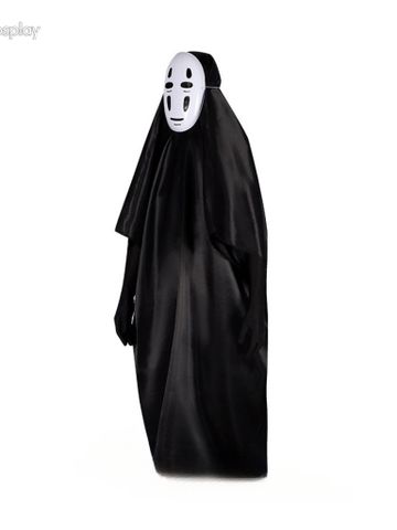 Bộ Đồ Hóa Trang Vô Diện Cosplay - Áo & Mặt Nạ Nhân Vật Anime Spirited Away - Phong Cách Độc Đáo cho Tất Cả Lứa Tuổi