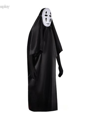 Bộ Đồ Hóa Trang Vô Diện Cosplay - Áo & Mặt Nạ Nhân Vật Anime Spirited Away - Phong Cách Độc Đáo cho Tất Cả Lứa Tuổi