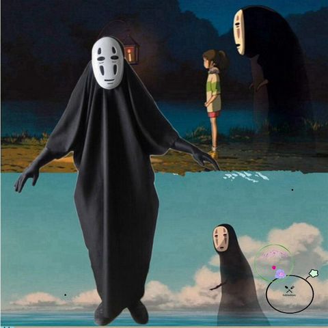Bộ Đồ Hóa Trang Ma Vô Diện Kaonashi - Trang Phục Cosplay Huyền Bí từ Hayao Miyazaki cho Trẻ Em và Người Lớn - Giá Tốt Nhất!