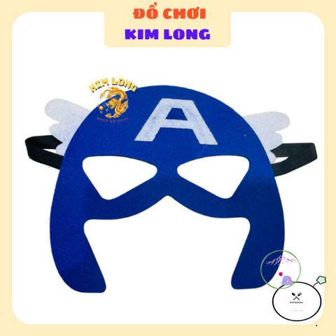 Khẩu Trang Siêu Nhân Iron Man, Người Nhện, Captain America và Hulk - Mặt Nạ Hóa Trang Halloween Độc Đáo Cho Fan Marvel
