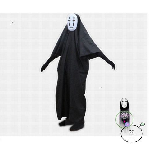 Set Đồ Vô Diện Anime Nhật Bản - Bộ Quần Áo, Găng Tay & Mặt Nạ Cosplay Độc Đáo Dành Cho Trẻ Em và Người Lớn