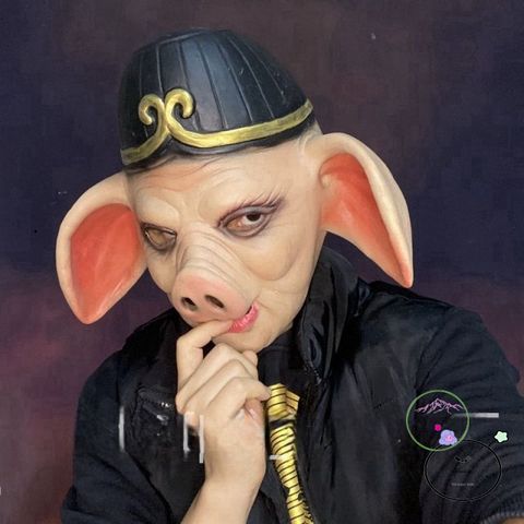 Mặt Nạ Cá Xanh Cosplay Halloween - Mặt Nạ Silicone Kinh Dị Độc Đáo Cho Tiệc Hóa Trang, Phụ Kiện Thú Vị Cho Người Lớn và Trẻ Em