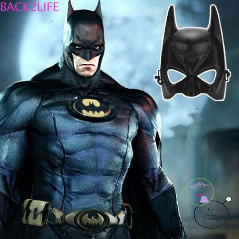 Khẩu Trang Halloween Bat Man - Mặt Nạ Hóa Trang Đen Unisex Dành Cho Bữa Tiệc & Cosplay - Đạo Cụ Siêu Ngầu 2Lip