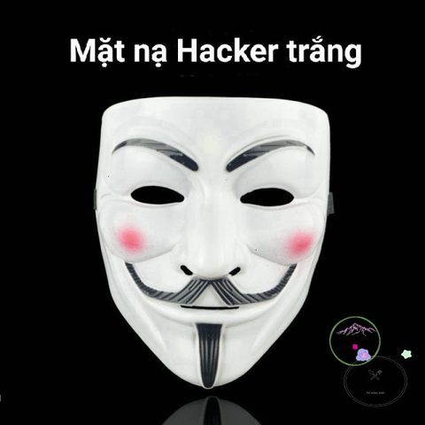 MẶT NẠ HACKER Anonymous - Phụ Kiện Hóa Trang Độc Đáo Cho Halloween, Bữa Tiệc, Sự Kiện Thú Vị