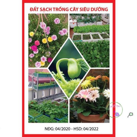 Đất Vườn Dinh Dưỡng 1 Kg - Phù Hợp Cho Cây Cảnh, Hoa, Rau Sạch, Hạt Nảy Mầm Tốt, Trồng Dâu Tây, Sen Đá, Sương Rồng