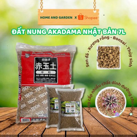 Đất Nung Nhật Bản Akadama Size M (5-10mm) - Hạt cứng, lý tưởng cho bonsai, cây kiểng & thủy sinh, độ ẩm cân bằng, chất lượng cao