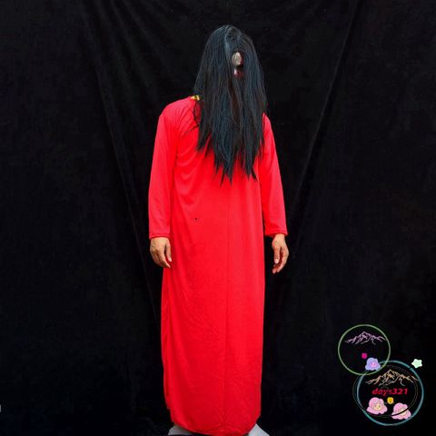 Tóc Giả Dài 70cm Màu Trắng - Phụ Kiện Hóa Trang Halloween & TikTok, Thời Trang Kỳ Bí Cho Dịp Lễ Hội