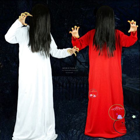 Tóc Giả Dài 70cm Màu Trắng - Phụ Kiện Hóa Trang Halloween & TikTok, Thời Trang Kỳ Bí Cho Dịp Lễ Hội