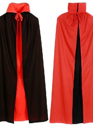 Áo choàng ma cà rồng đỏ đen Dracula 2 lớp kèm mặt nạ - Trang phục Halloween cho bé nhiều kích cỡ 80/90/120/140cm