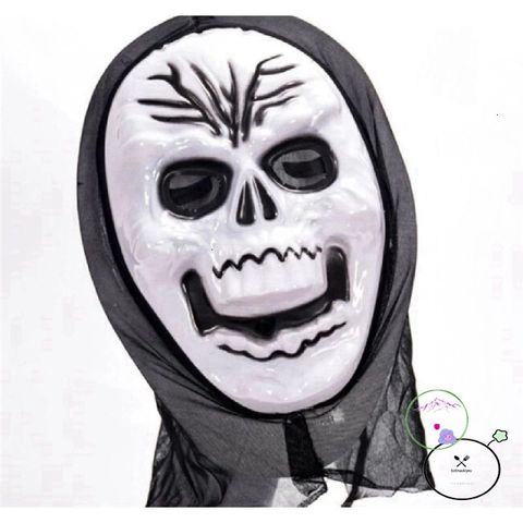 Bộ Đồ Halloween Thần Chết - Áo Choàng Bí Ẩn, Mặt Nạ, Bao Tay và Lưỡi Hái - Trang Phục Hóa Trang Độc Đáo