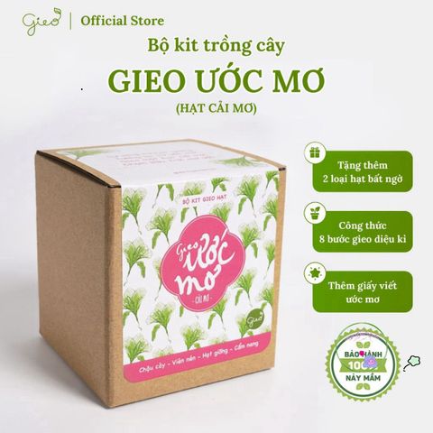 Bộ Dụng Cụ Trồng Cây Ô-Seed - Gieo Hạt Cải Mơ và Tạo Nên Những Điều Kỳ Diệu Cho Mọi Giấc Mơ