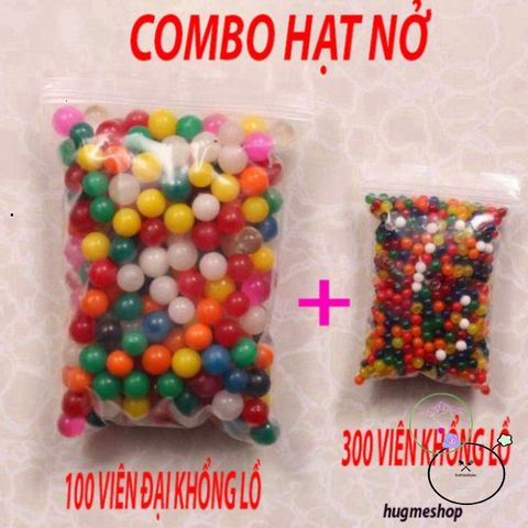 Set Hạt Nở Siêu Khủng - 100 hoặc 300 Viên Hạt Tinh Thể Đầy Màu Sắc, Sáng Tạo Cho Trẻ Em, Đồ Chơi Thú Vị Giá Rẻ