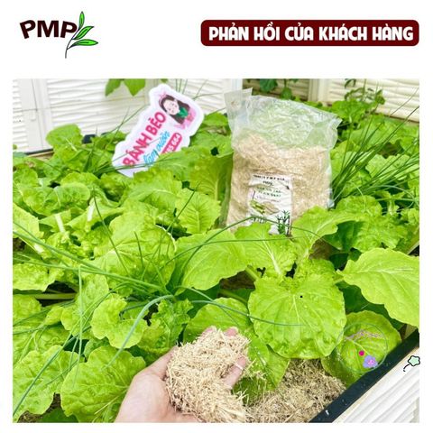 Vỏ Lạc Nghiền Hữu Cơ BIO PMP - Giá Thể Trồng Cây, Giúp Giữ Ẩm, Tăng Mùn và Phát Triển Hệ Vi Sinh Tốt Nhất 1kg