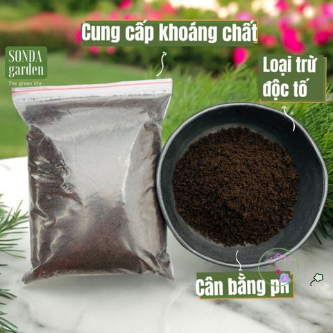 Phân trùn quế SONDA GARDEN 1kg - Phân Hữu Cơ Giàu Dinh Dưỡng Tự Nhiên Cho Cây Trồng Khỏe Mạnh, Hỗ Trợ Phát Triển Nhanh chóng