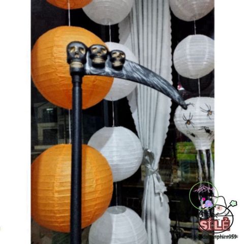 Bộ Trang Phục Halloween - Áo Choàng Thần Chết, Mặt Nạ Độc Đáo & Lưỡi Hái Bí Ẩn cho Tiệc Hóa Trang Bùng Nổ