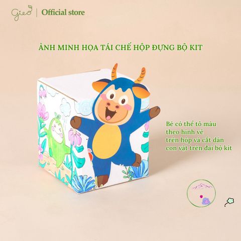 Bộ trồng cây Ô-Seed - Gieo hạt giống bất ngờ với 4 phụ kiện, kèm cẩm nang hướng dẫn và chậu xơ dừa, thú vị cho trẻ em và người thích làm vườn.