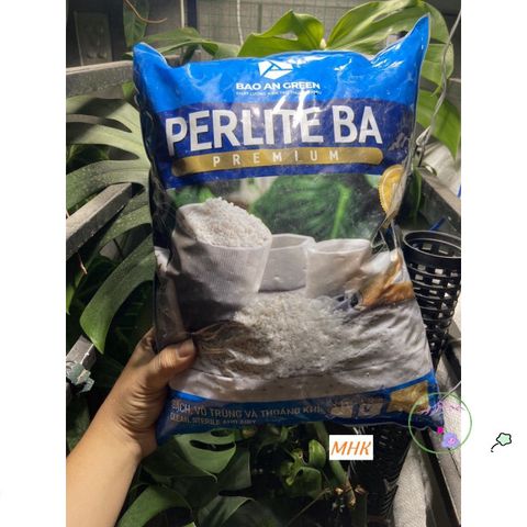 Bộ Túi Perlite Hạt Lớn 10L (6-12mm) - Giá Thể Thoáng Khí, Giúp Cây Phát Triển Tốt Với Độ Thoát Nước Tuyệt Vời