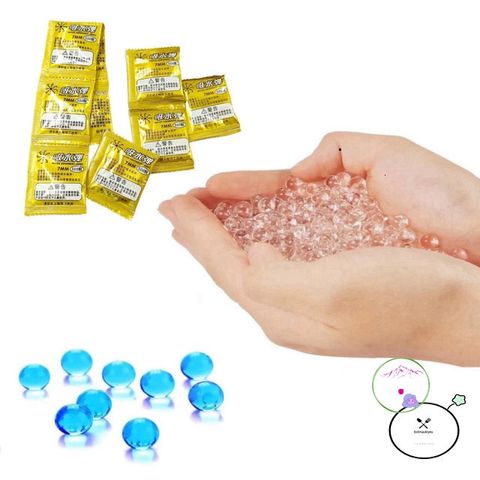 Bộ Combo 5 Gói Hạt Nở Cao Cấp 2500 Viên Trang Trí Bình Hoa Đường Kính 7-8mm - Độ Dẻo Tuyệt Hảo, Hút Nước Tốt