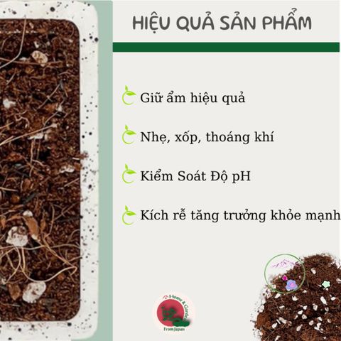 Giá Thể Đất Trồng Đa Năng Nhật Bản 14L - Siêu Giữ Ẩm, Dinh Dưỡng Cao cho Cây Hoa, Rau, Cảnh, Thực Vật Tự Nhiên
