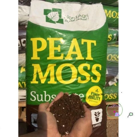Gói 2kg Rêu Than Bùn Peat Moss Nhập Khẩu - Giá Thể Cao Cấp Cho ươm Hạt, Trồng Cây, Giâm Cành, Cải Thiện Đất