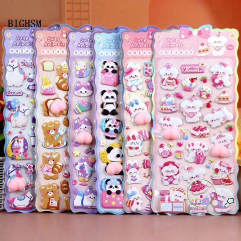 Decal Dễ Thương 3D Kawaii Chó Mèo - Hình Dán Trang Trí Điện Thoại & Laptop, Quà Tặng Sáng Tạo cho Bạn Bè Và Trẻ Em