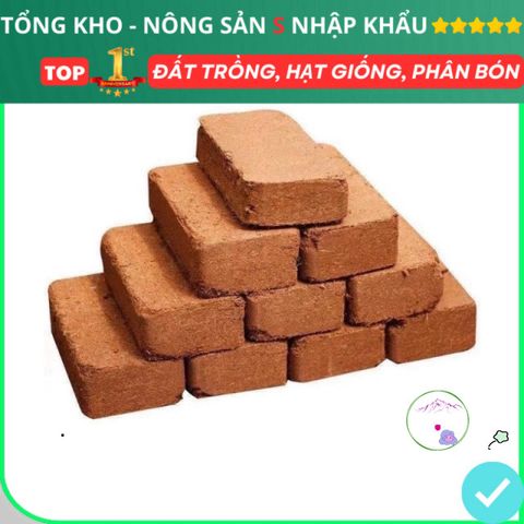 Viên Nén Xơ Dừa Trồng Rau Mầm - Giá Thể Hữu Cơ Tốt Nhất Cho Rau Củ Quả & Hoa Sen Đá - Nông Sản S Chính Hãng