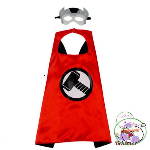Bộ đồ hóa trang Ironman cho trẻ em - Áo choàng siêu anh hùng kèm mặt nạ, chất liệu cotton an toàn, phù hợp cho bé 2-8 tuổi